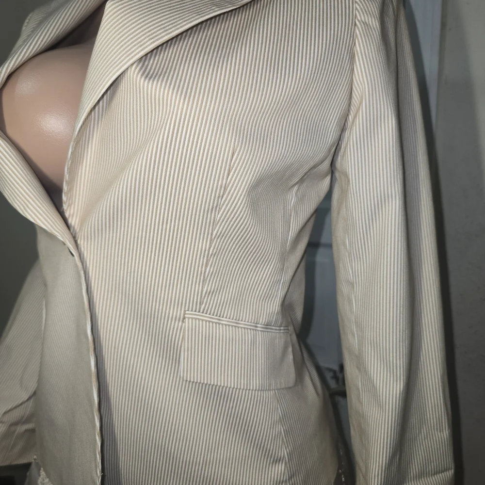 Stylish Cream Blazer for Women